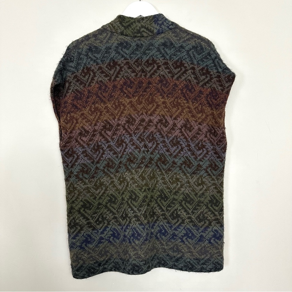 Peruvian Connection Alpaca Colorful Striped Sleeveless Vest - Picture 6 of 9